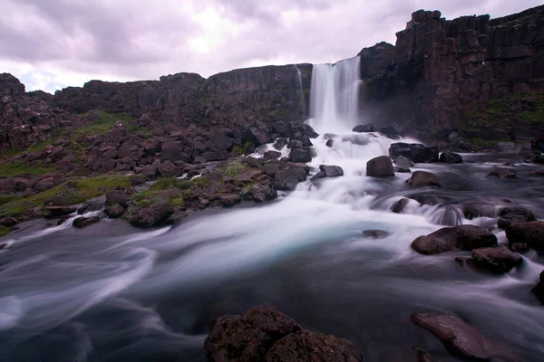 Beautiful View Godafoss Waterfall North Iceland — Stock Photo, Image