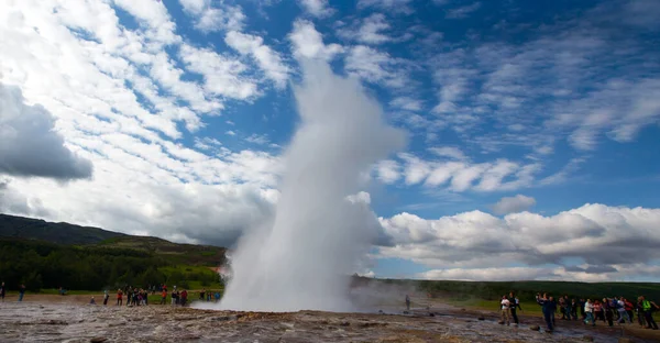 Iceland Nordic Island Nation Defined Its Dramatic Landscape Volcanoes Geysers — Stock Photo, Image