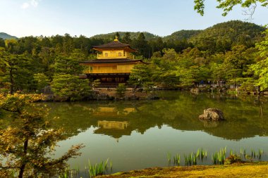 Japonya, Kyoto 'daki Kinkaku-ji Altın Pavyon Tapınağı