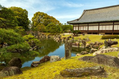 Bahar zamanı Kyoto İmparatorluk Sarayı, Japonya