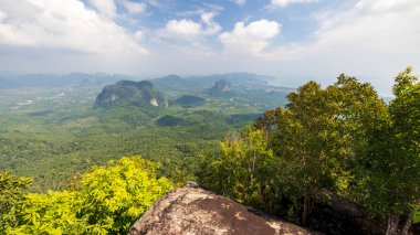 Güney Tayland, Krabi 'deki Ejderha Tepesi Dağı bakış açısı