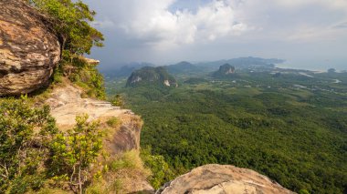 Güney Tayland, Krabi 'deki Ejderha Tepesi Dağı bakış açısı
