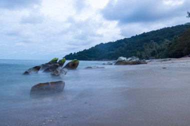 Khanom 'daki Nai Phlao Sahili, Khanom Bölgesi, Nakhon Si Thammarat, Tayland