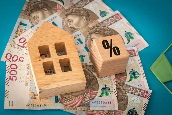 interest rate on housing loans in Poland, Business concept, Fee based on vibor index