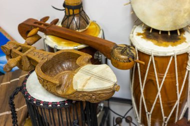 Avro parası, bir tomar banknot, mali konsept, Euro bölgesi, Avrupa Birliği Para Birimi