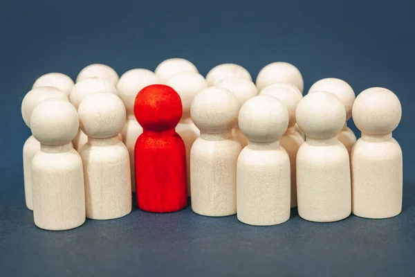 Managing Company Crisis Mensen Rond Leider Verantwoord Ondernemen Vertrouwen Teamwork — Stockfoto