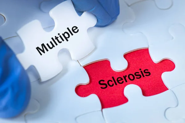 Multiple Sclerosis Multiple Sclerosis Penyakit Yang Mempengaruhi Sistem Saraf Ditulis — Stok Foto