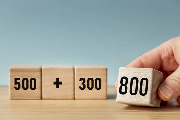 Sociale Programma 500 Polen Verhoging Van Uitkering 800 Programma Toelage — Stockfoto