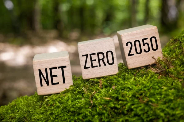 Чистий Нуль 2050 Європейський Закон Про Клімат Прагне 2050 Року — стокове фото