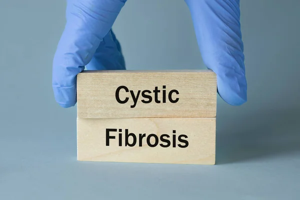 Fibrosis Sistik Bahasa Inggris Cystic Fibrosis Adalah Penyakit Genetik Langka — Stok Foto