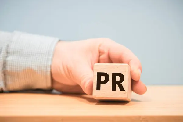 Concept of PR Public Relations. Marketing campaign. Advertise your business. Management and marketing strategy.