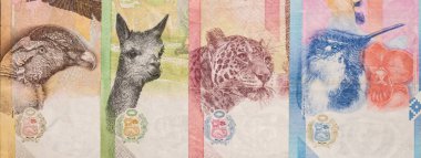 Peru parası, Peru panoraması Peru sol banknotları, iş geçmişi