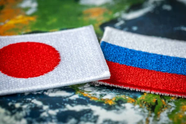 Flags of Japan and Russia, Political and historical concept, Difficult mutual relations and disputes between Russia and Japan, close u