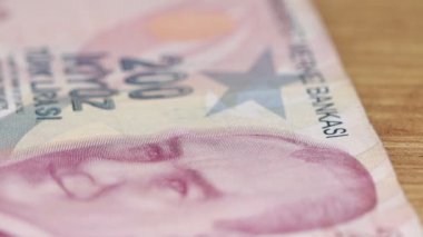 Türkiye parası, Türk lirası Sayımı, 200 banknot, kapanış, mali konsept