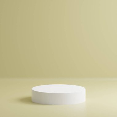 3D resimli ürününüz için 3D hazırlanmış podyum