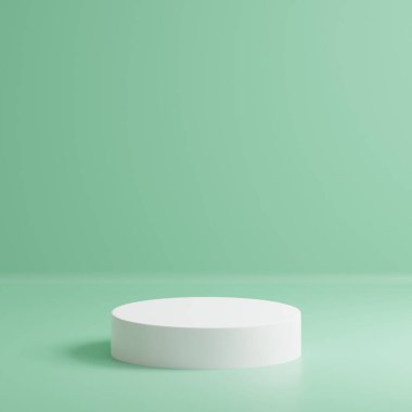 3D resimli ürününüz için 3D hazırlanmış podyum