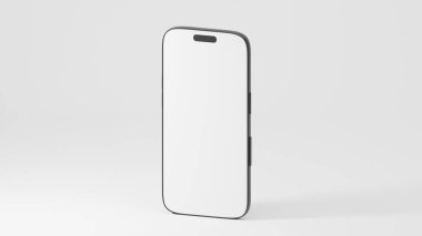 Mockup akıllı telefon 16 yeni nesil ve ekran Şeffaf ve kırpma yolu Infographic Business web sitesi tasarım uygulaması için izole ekran şablonu