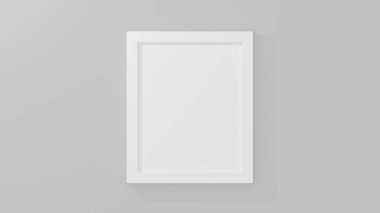 Boş resim çerçevesi mockup