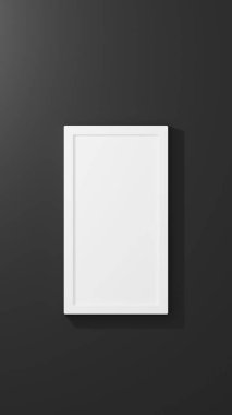 Boş resim çerçevesi mockup