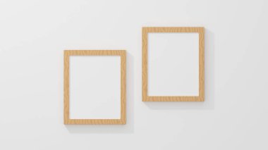 Boş resim çerçevesi mockup