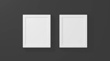 Boş resim çerçevesi mockup