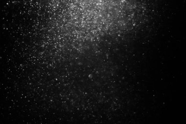 Abstract black background with sparkles and shadows. Fluidity, waves, glitter, fluid, glitter, shimmer. Stars, stardust, space, outer space, comets, placer.
