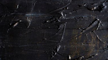 Photo-relief smoky textured waves with golden sparkles