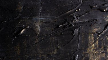 Pattern darkish textured drawings with golden plating