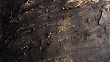 Micro-relief smoky textured waves with golden sparkles