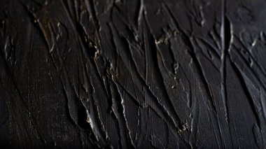 Pattern dark rough stripes with golden shin