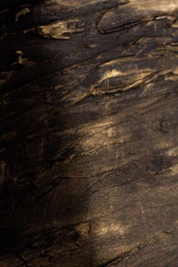 Micro-relief darkish textured drawings with golden platin