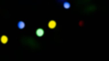 Festive Multi-Color Light Circles