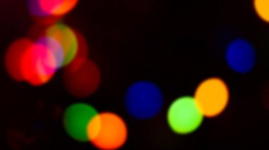 Bright Colored Bokeh Light