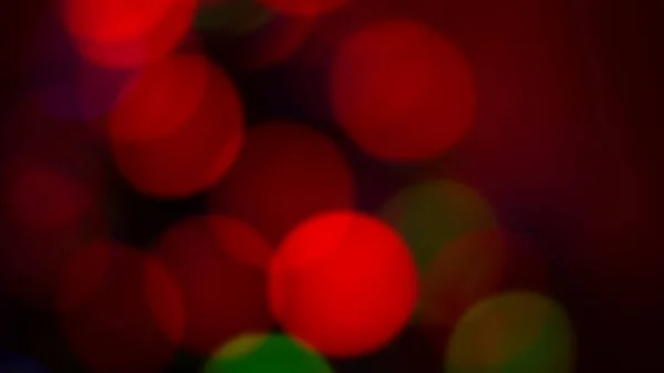 Festive Multi-Color Blurred Light Circles