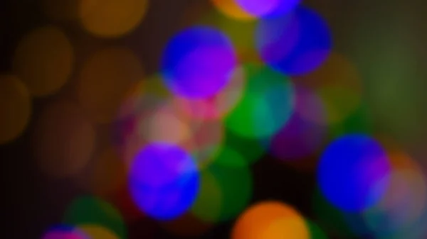 Christmas Light Bokeh Vibrant Color