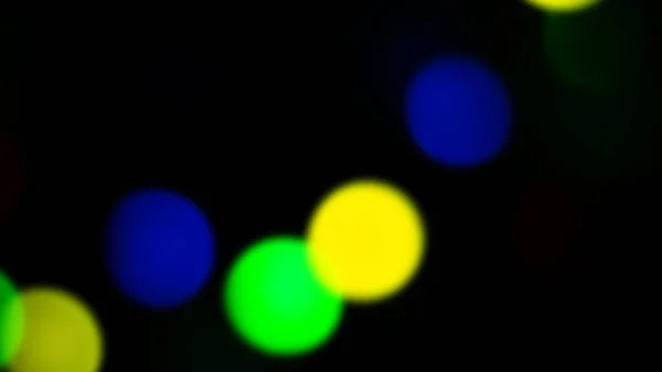 Colorful Defocused Light Signag