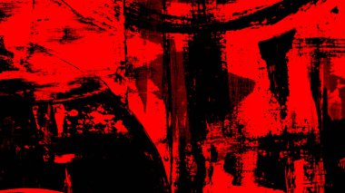 Abstract red and black background. Circles, lines, waves, stripes, strokes, paints, canvas. Canvas. Ukraine, war, colors. Bicolor. Passion, sex, blood, murder, crime, affect.