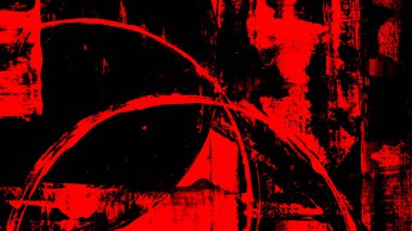 Abstract red and black background. Circles, lines, waves, stripes, strokes, paints, canvas. Canvas. Ukraine, war, colors. Bicolor. Passion, sex, blood, murder, crime, affect.