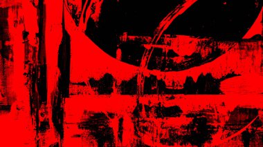 Abstract red and black background. Circles, lines, waves, stripes, strokes, paints, canvas. Canvas. Ukraine, war, colors. Bicolor. Passion, sex, blood, murder, crime, affect.