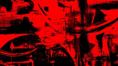Abstract red and black background. Circles, lines, waves, stripes, strokes, paints, canvas. Canvas. Ukraine, war, colors. Bicolor. Passion, sex, blood, murder, crime, affect.