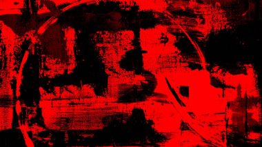 Abstract red and black background. Circles, lines, waves, stripes, strokes, paints, canvas. Canvas. Ukraine, war, colors. Bicolor. Passion, sex, blood, murder, crime, affect.