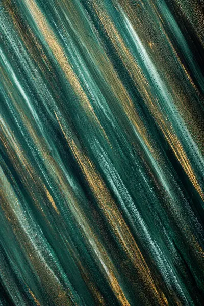 Abstract striped background. Gold and green stripes. Shadow, gold, yellow, green, gold. Trees, stripes, lines. oblique stripes