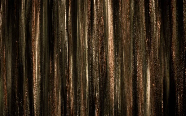 Abstract striped background. Wood texture. Gold stripes, dark stripes, black lines, elongated.