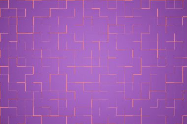 Blue, purple background with geometric lines in the form of rectangles and squares.