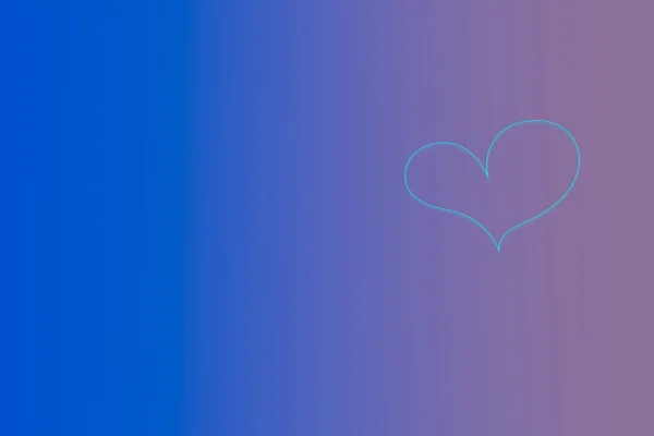 Multicolored nude background with heart shape.