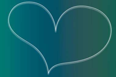 Multicolored nude background with heart shape.