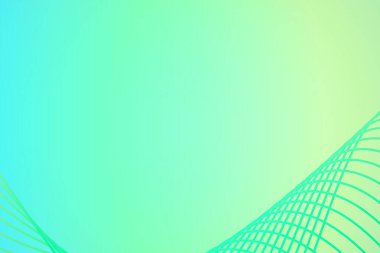 Colored background with flying waves geometric lines.