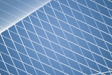 Colored background with flying waves geometric lines.