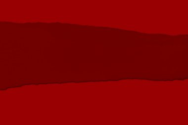 Torn red paper with shadow. Contrast. isolated.