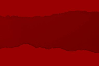Torn red paper with shadow. Contrast. isolated.